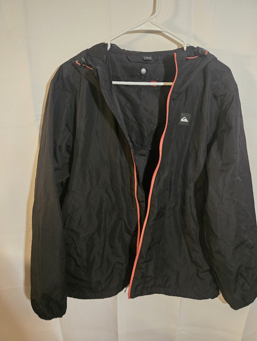 Quiksilver Black Packable Windbreaker